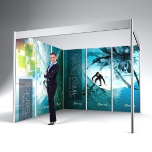 Complete Exhibition Banner Stand