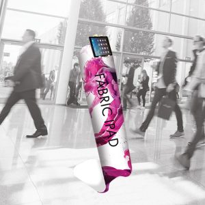 Tube Exhibition Fabric Stand