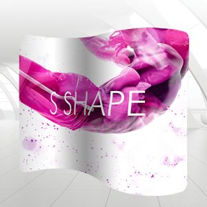 Exhibition S Shape Graphic Banner Stand