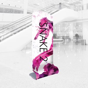 Sleek Exhibition Fabric Display